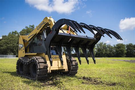 brush grapple bucket for skid steer|logging attachments for skid steers.